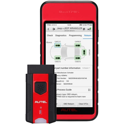 Autel ITS600 RDKS Diagnosegerät mit 5,5 Zoll Touchscreen